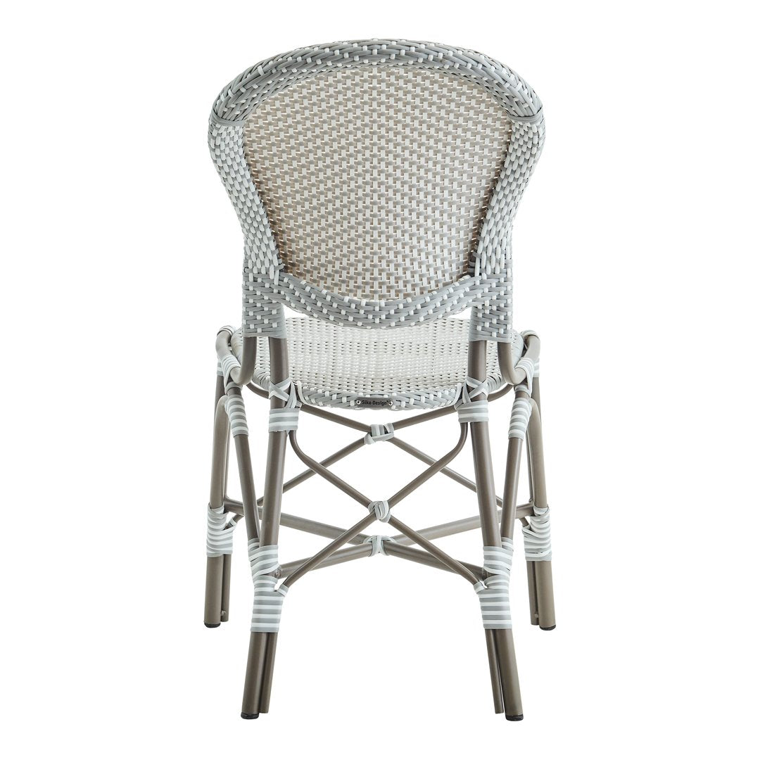 Isabell Side Chair - AluRattan Outdoor - Stackable