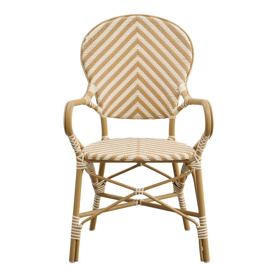 Isabell Armchair - AluRattan Outdoor - Stackable