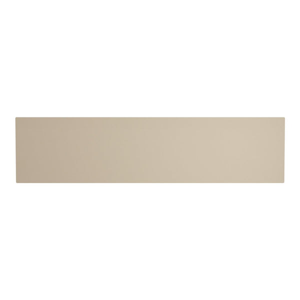 Tan rectangular panel against a white background, featuring a smooth, matte finish. Perfect for modern decor.