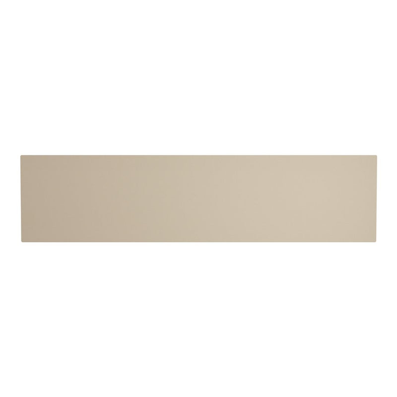 Tan rectangular panel against a white background, featuring a smooth, matte finish. Perfect for modern decor.