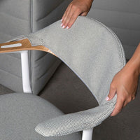 Mynt Chair - Fully Upholstered - Wood Shell -  4-Star Base