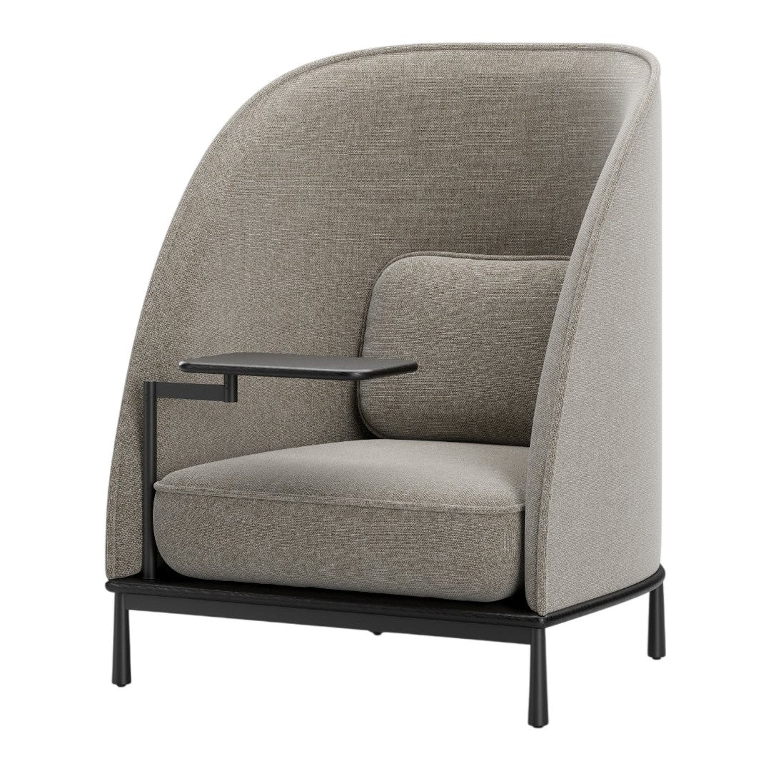 Arc High Back Lounge Chair w/ Tablet