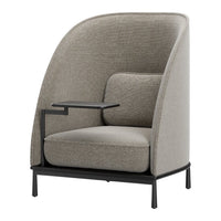 Arc High Back Lounge Chair w/ Tablet
