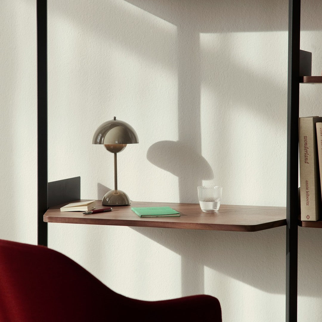 Rombe IF2 Modular Shelving System - Full Bay Shelves + Desk