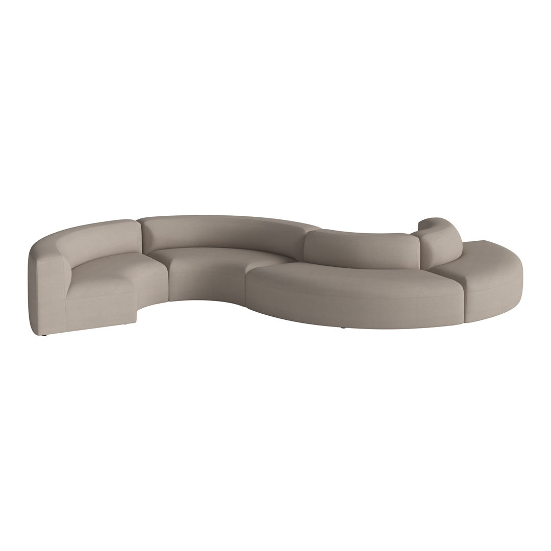 Angle Curved S-Shaped Sofa