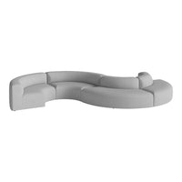 Angle Curved S-Shaped Sofa