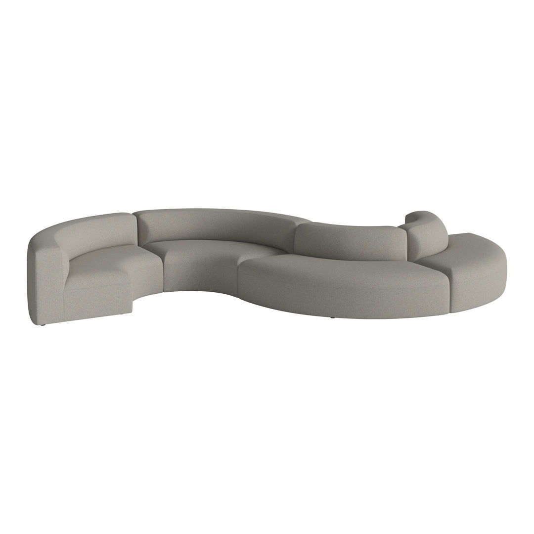 Angle Curved S-Shaped Sofa