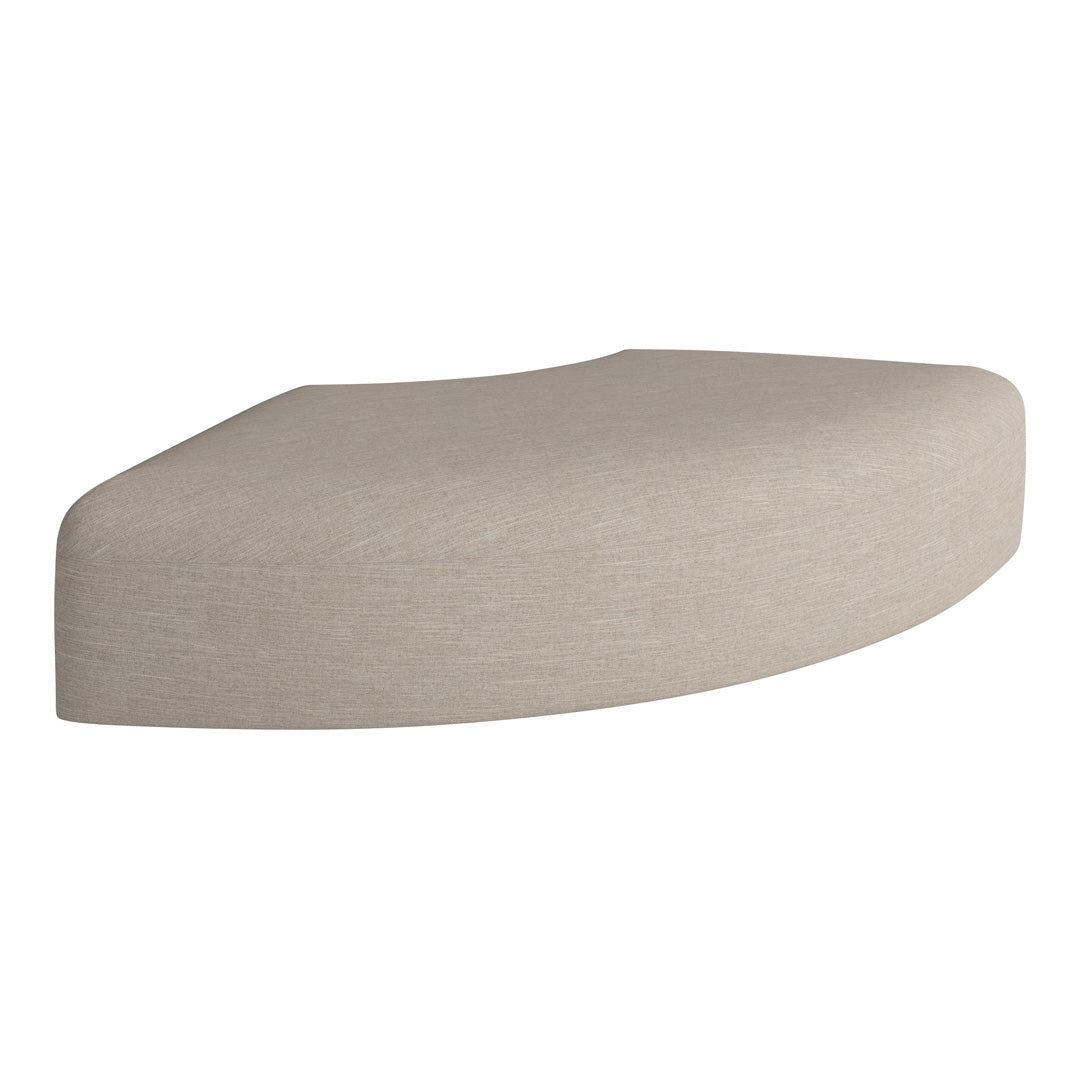 Angle Curved Pouf