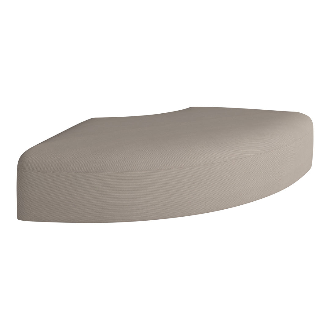 Angle Curved Pouf