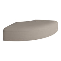 Angle Curved Pouf