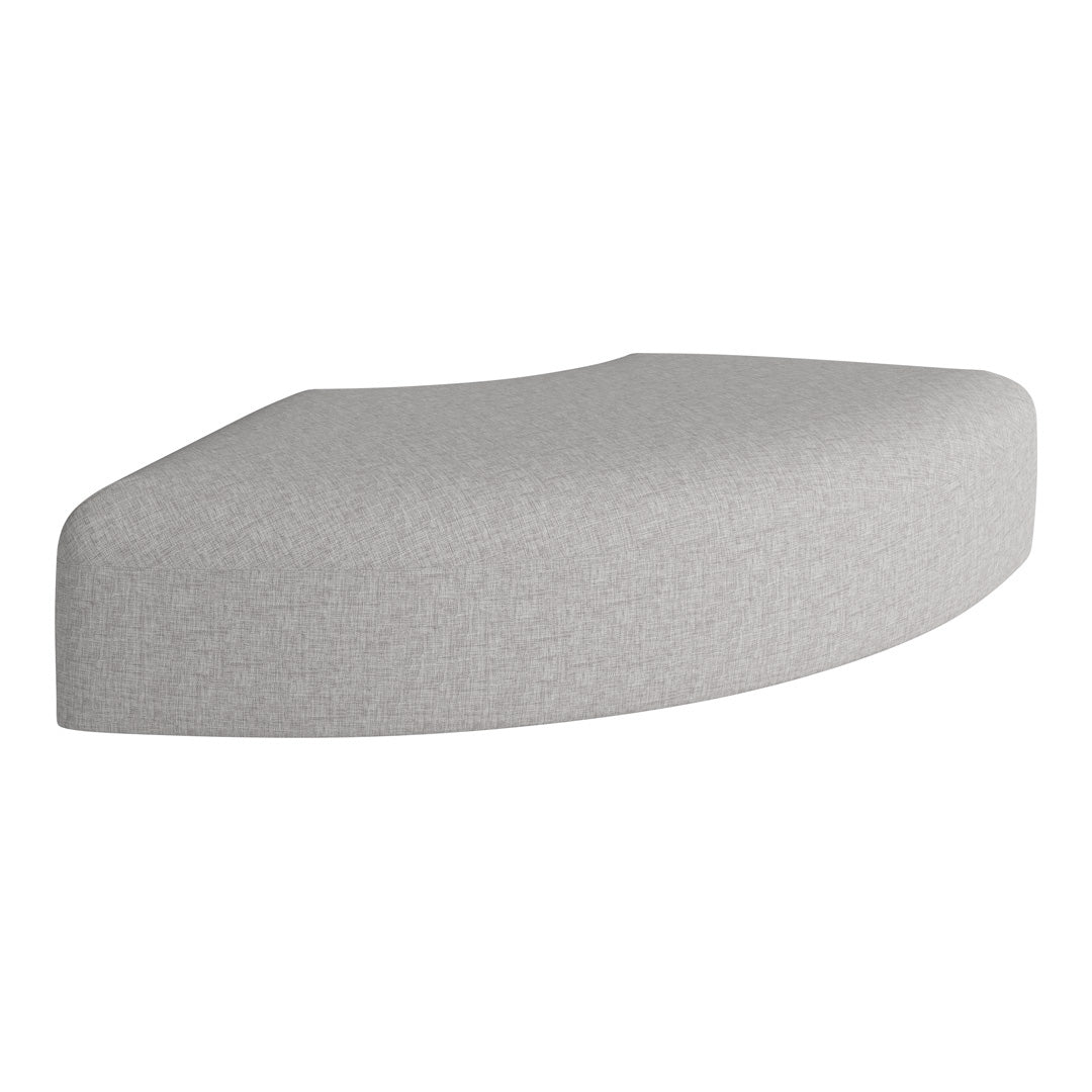 Angle Curved Pouf