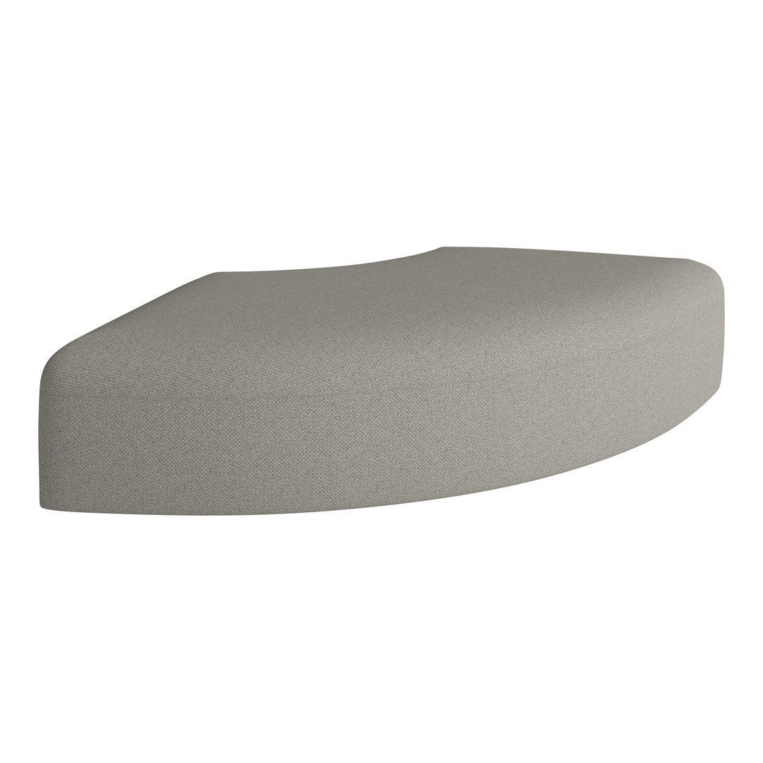 Angle Curved Pouf