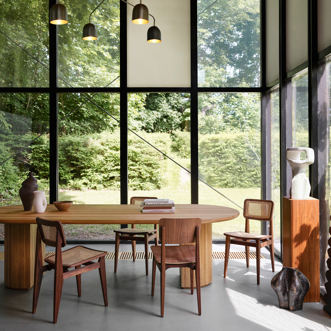 Gubi Moon Dining Table - Elliptical by Space Copenhagen | Danish Design ...
