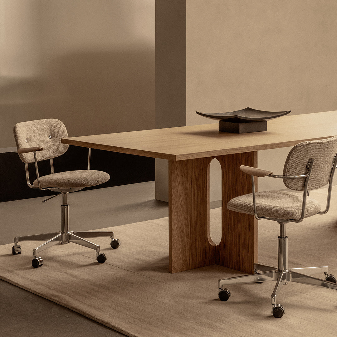 Co Office Armchair - Fully Upholstered - Swivel Base w/ Castors