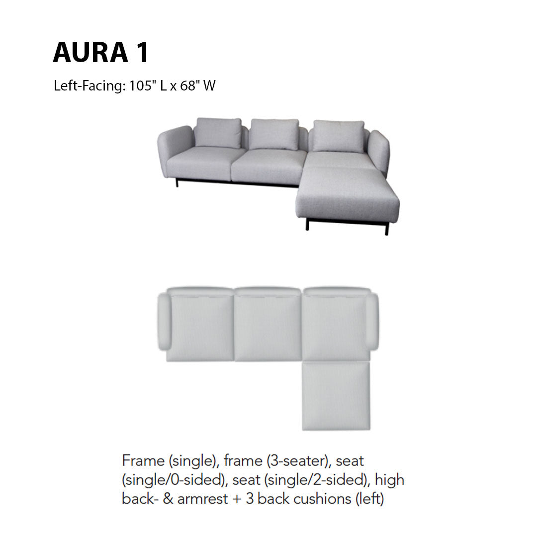 Aura Sofa (Modules 1-2)