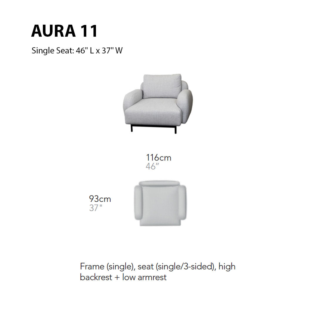 Aura Sofa (Modules 9-11)