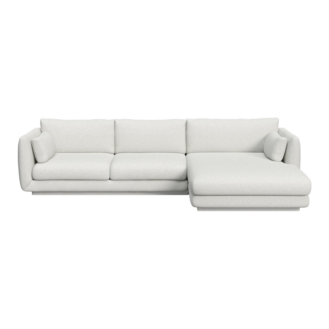 Bloom 2-Seater Sofa w/ Chaise Lounge - Plinth Base