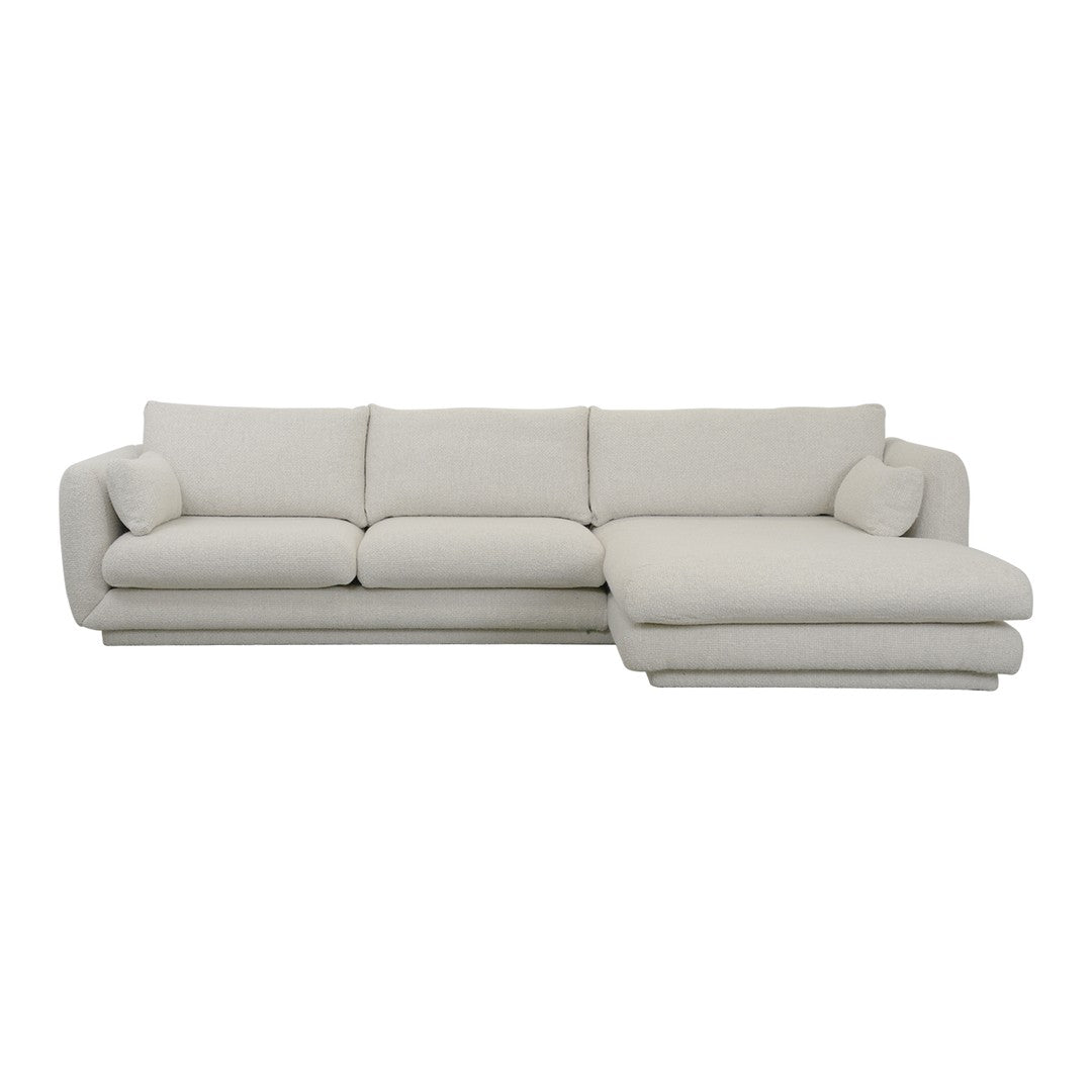 Bloom 2-Seater Sofa w/ Chaise Lounge - Plinth Base