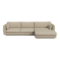 Bloom 2-Seater Sofa w/ Chaise Lounge - Plinth Base