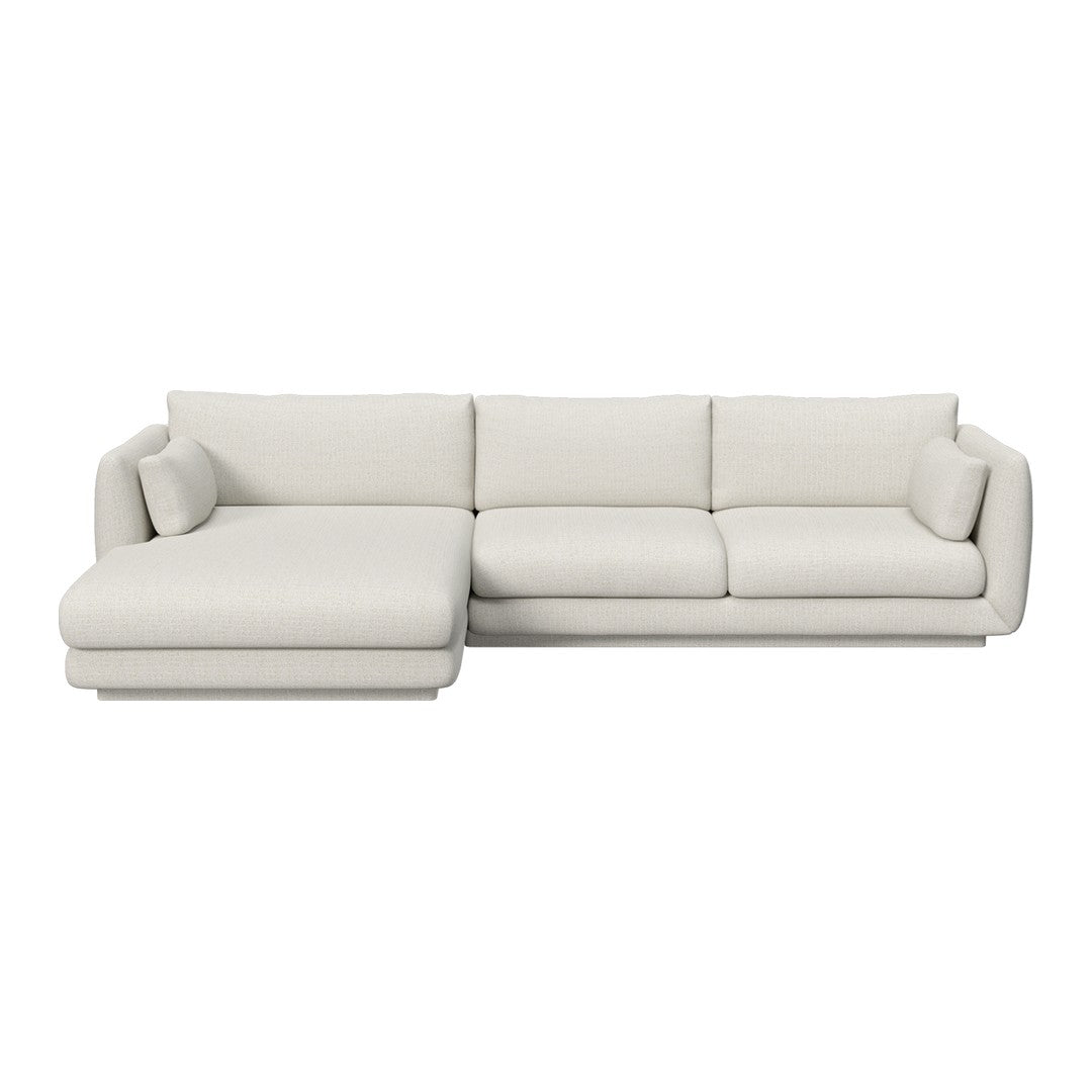 Bloom 2-Seater Sofa w/ Chaise Lounge - Plinth Base