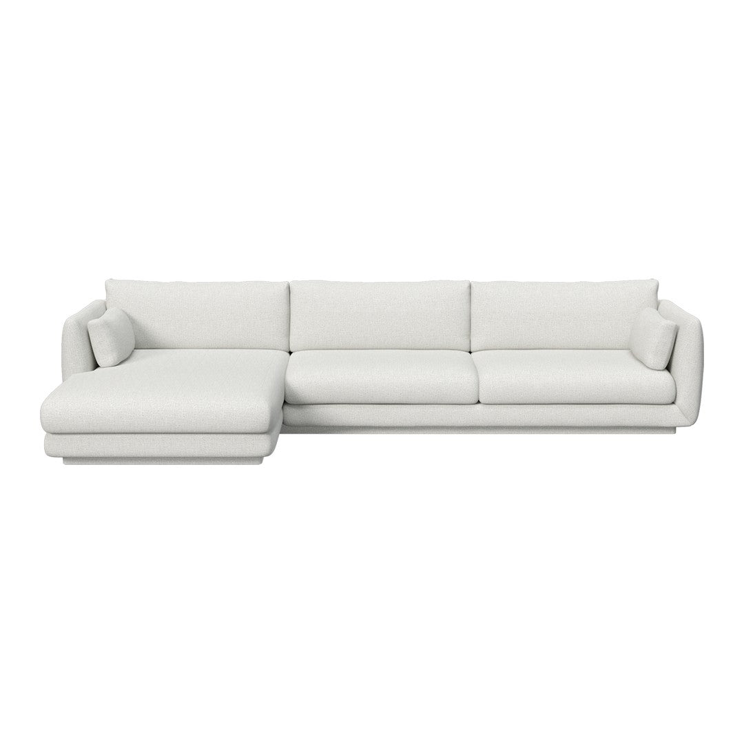 Bloom 3-Seater Sofa w/ Chaise Lounge - Plinth Base