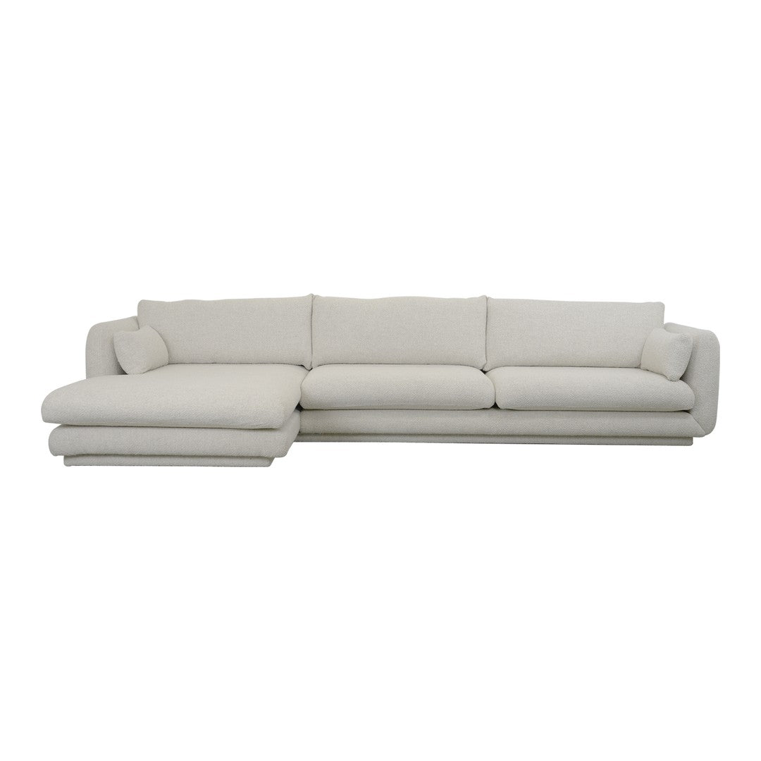 Bloom 3-Seater Sofa w/ Chaise Lounge - Plinth Base