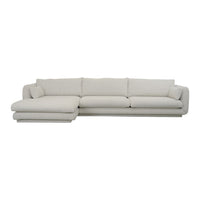Bloom 3-Seater Sofa w/ Chaise Lounge - Plinth Base