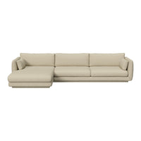 Bloom 3-Seater Sofa w/ Chaise Lounge - Plinth Base