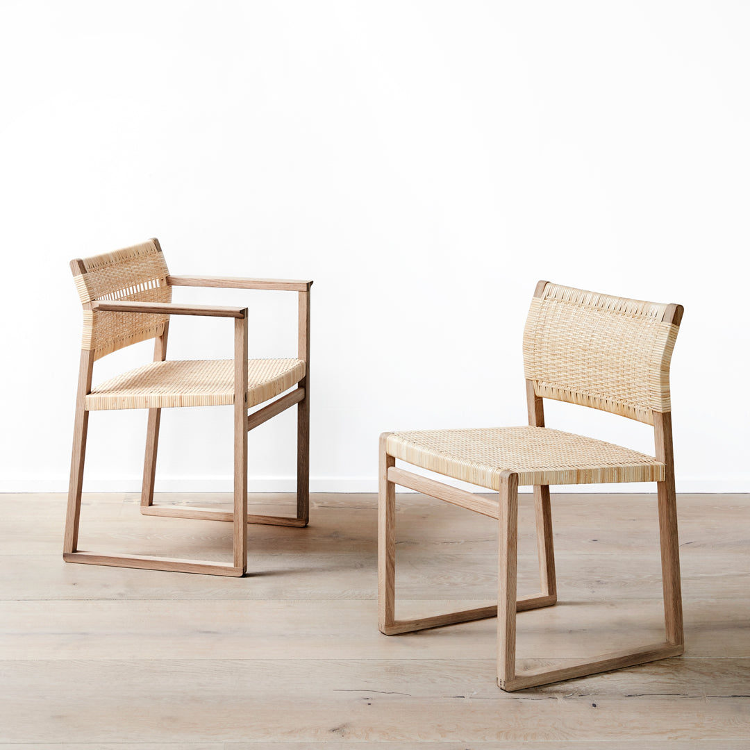 BM61 Chair - Natural Cane Wicker