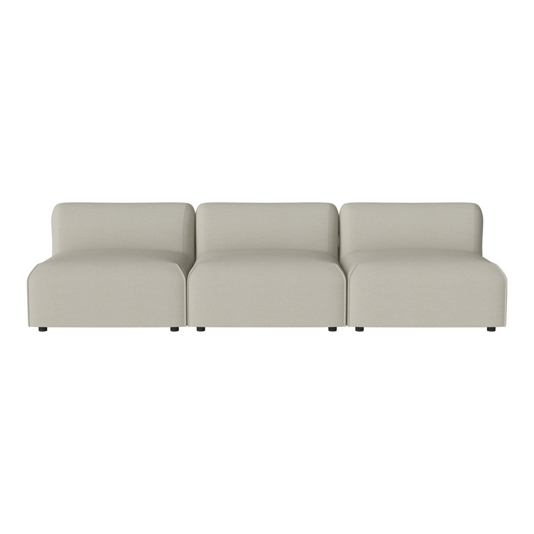 Light beige sofa set with a minimalist design, featuring smooth lines and no visible patterns. Perfect for modern decor.