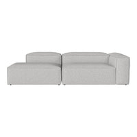 Stylish light gray modular sofa with clean lines and a minimalist design, perfect for modern living spaces.