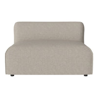 Light beige sofa with a smooth, minimalist design; perfect for modern decor.