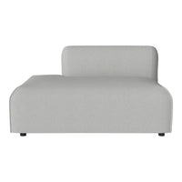 Light gray single sofa with a smooth, minimalist design and no visible patterns. Perfect for modern decor.