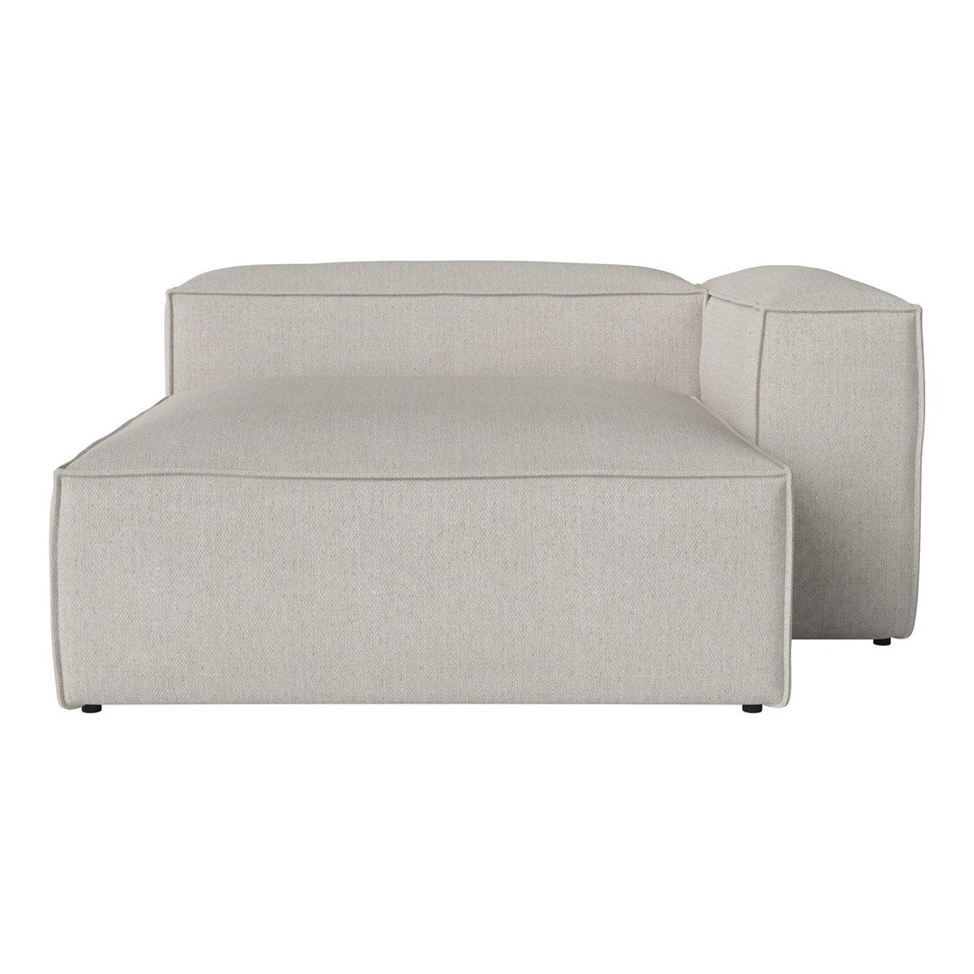 Light gray, solid-patterned sofa with a modern, minimalist design and square shape for stylish seating.
