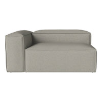 Neutral gray sofa with a smooth, contemporary design and minimalistic rectangular patterns. Perfect for modern decor.
