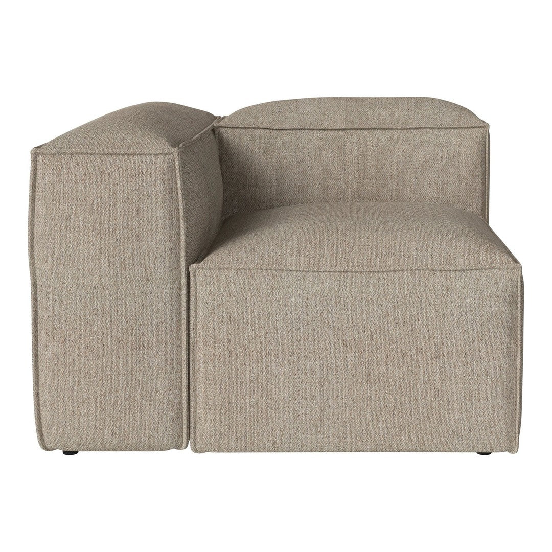 Light beige sofa with a textured, subtle pattern, ideal for modern and neutral-themed interiors.