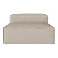 Beige modular sofa with a minimalist design and subtle texture, perfect for modern living spaces.