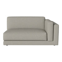 Light gray contemporary sofa with a simple, textured pattern and sleek design, perfect for modern living spaces.