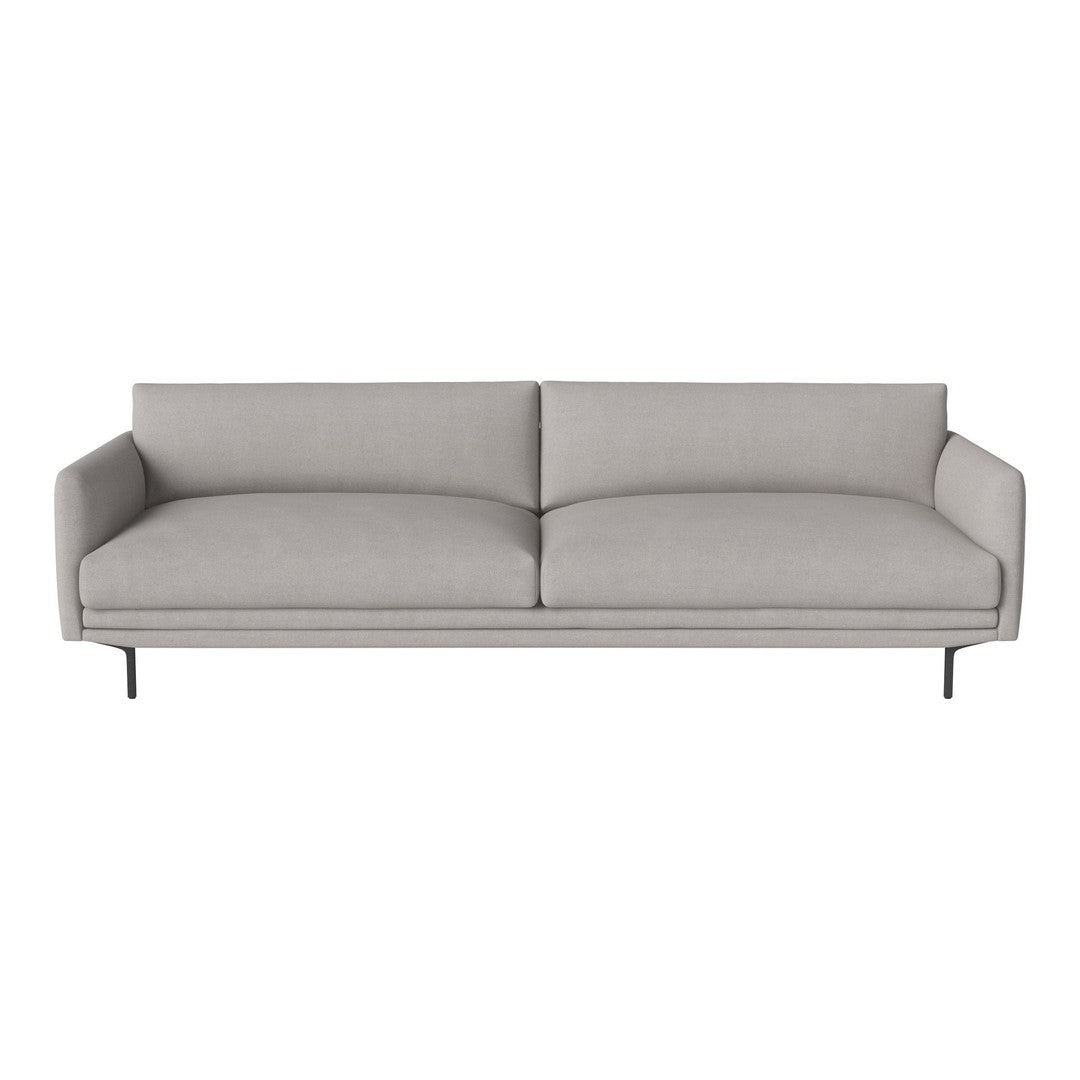 Light gray modern sofa with clean lines and no visible patterns, perfect for contemporary living spaces.