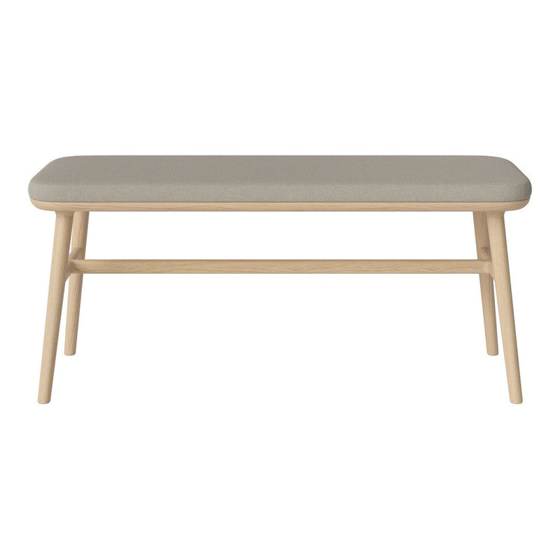 Light gray tabletop with smooth surface, complemented by natural wood legs in a minimalist design. Ideal for modern decor.