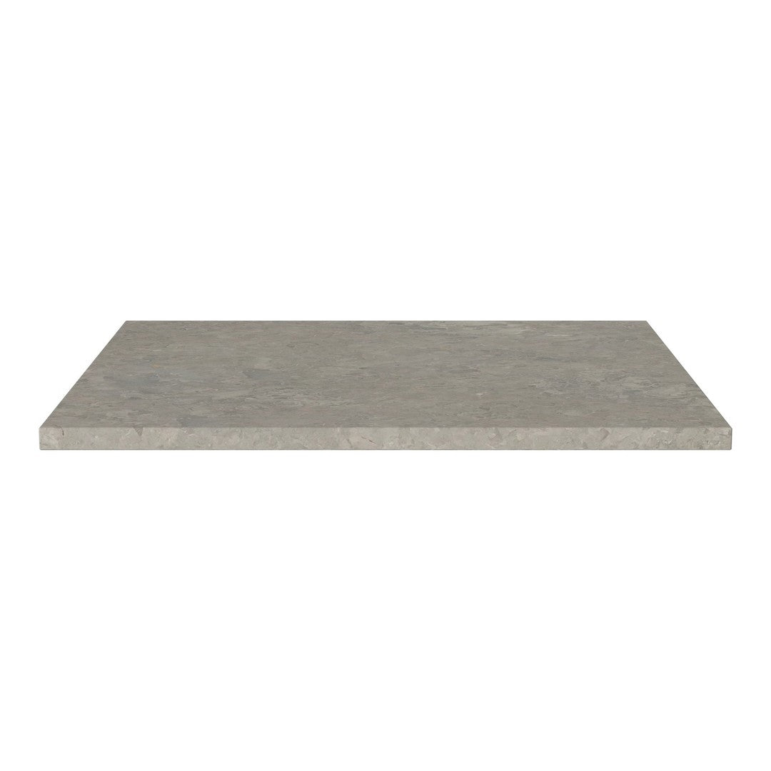 Gray concrete tabletop with a smooth, matte texture and minimalistic design. Perfect for modern decor.