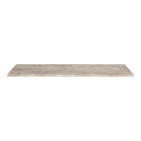 Light gray marble shelf with subtle veining, perfect for modern decor and minimalistic aesthetics.