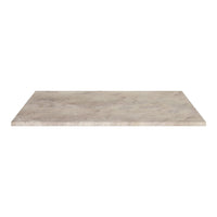 Light gray rectangular surface with subtle marbled pattern, ideal for modern decor.