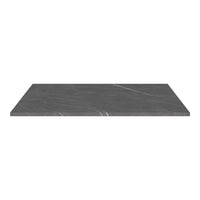 Gray marble tabletop with subtle white veining, perfect for modern furniture designs.