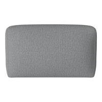 Solid gray pillow with a textured pattern, perfect for adding a modern touch to any decor.