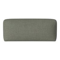 Soft green upholstery with a subtle textured pattern, perfect for modern home decor.