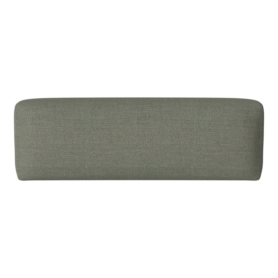 Soft green upholstery with a subtle, textured pattern. Ideal for adding a touch of modern elegance to any space.