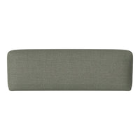 Soft green upholstery with a subtle, textured pattern. Ideal for adding a touch of modern elegance to any space.