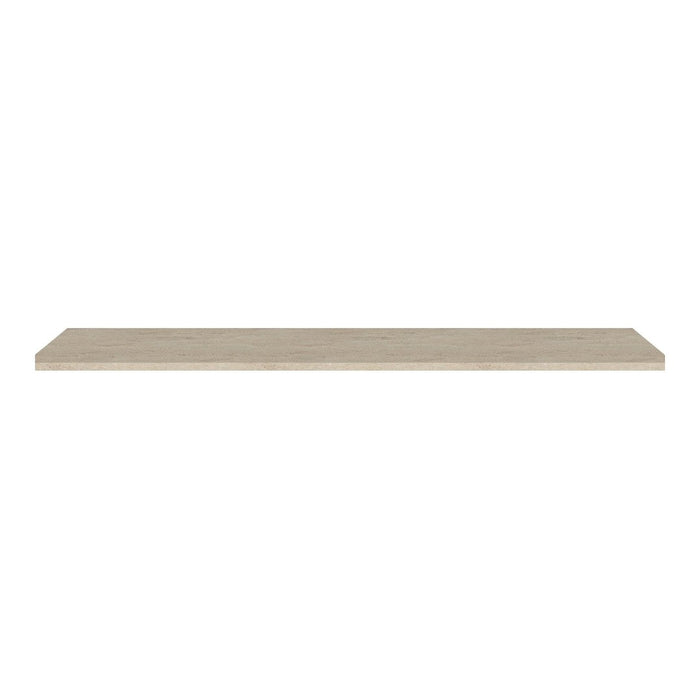 Light beige wooden shelf with a smooth, natural grain pattern, perfect for minimalistic decor.