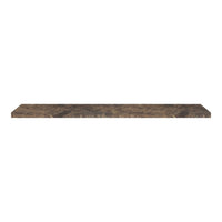 Brown marble shelf with subtle grey veining, sleek and modern design for stylish home organization.